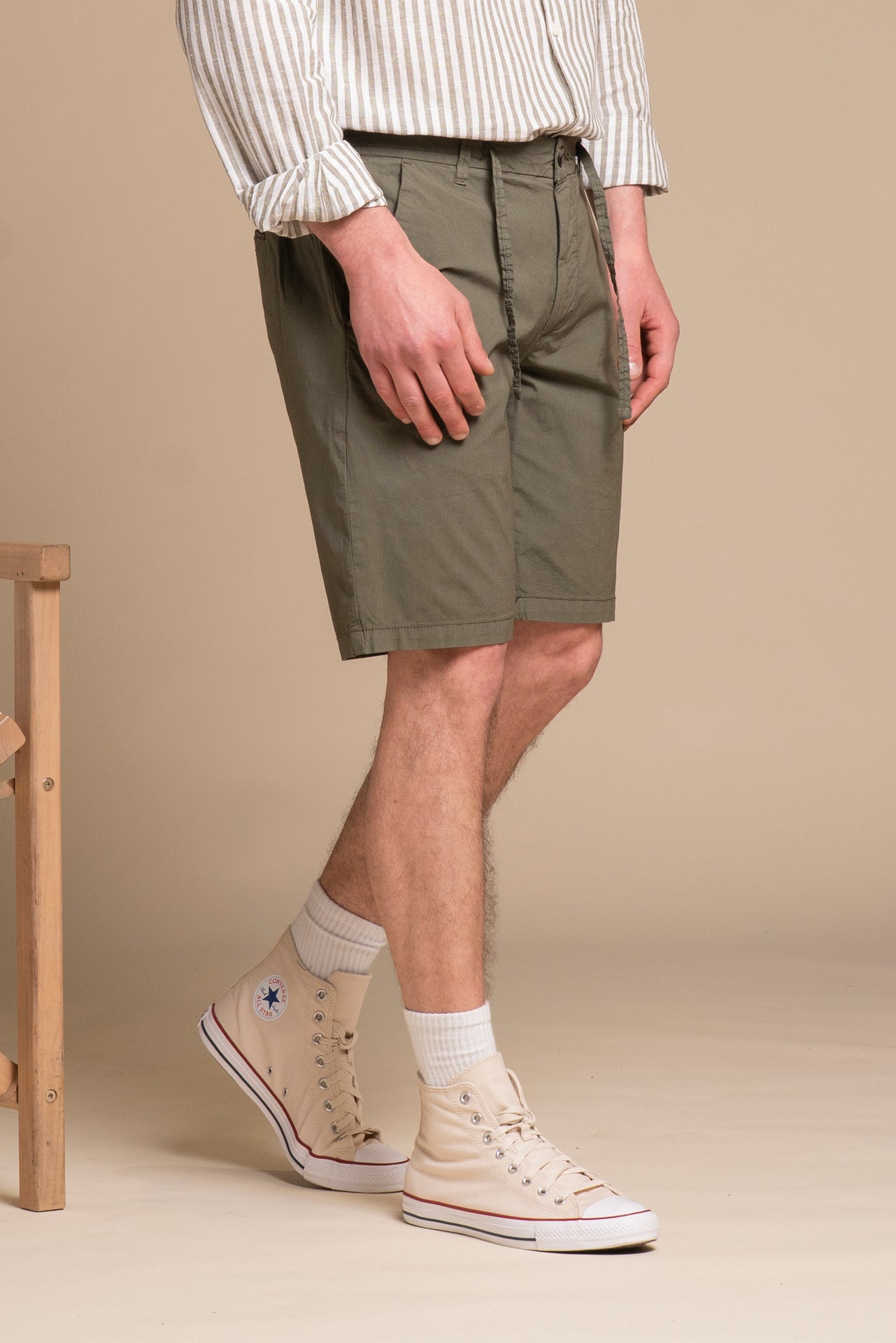 PAUL CHINO SHORT IN POPELINE