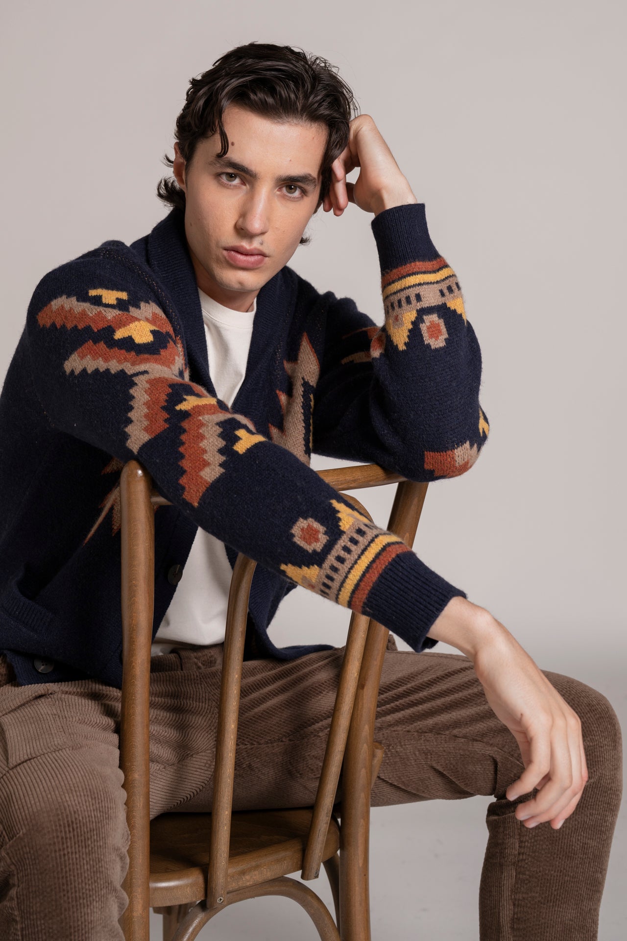SAWYER CARDIGAN JACQUARD