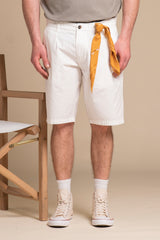 KURT CHINO SHORTS WITH PLEATS