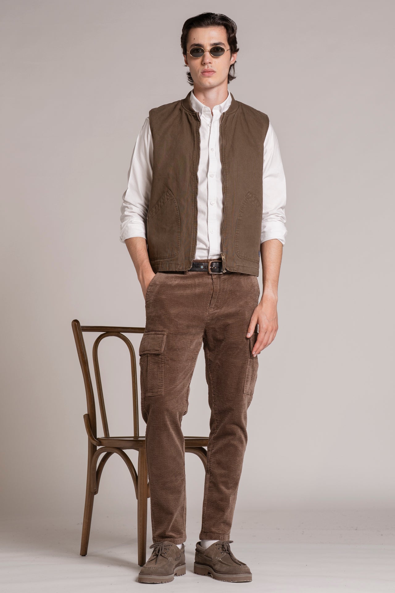 TERRY GILET IN CANVAS