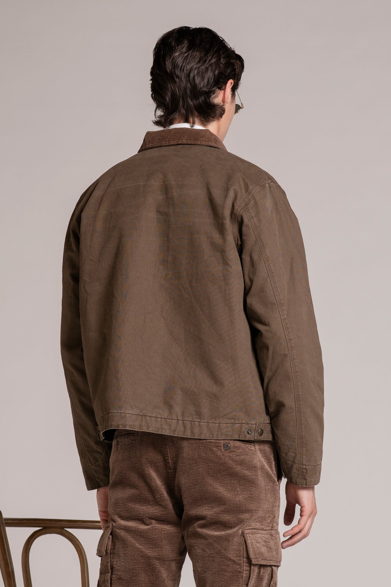 ORION SHORT JACKET IN CANVAS