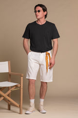 MORRIS T.SHIRT IN JERSEY SLUB CON TASCHINO