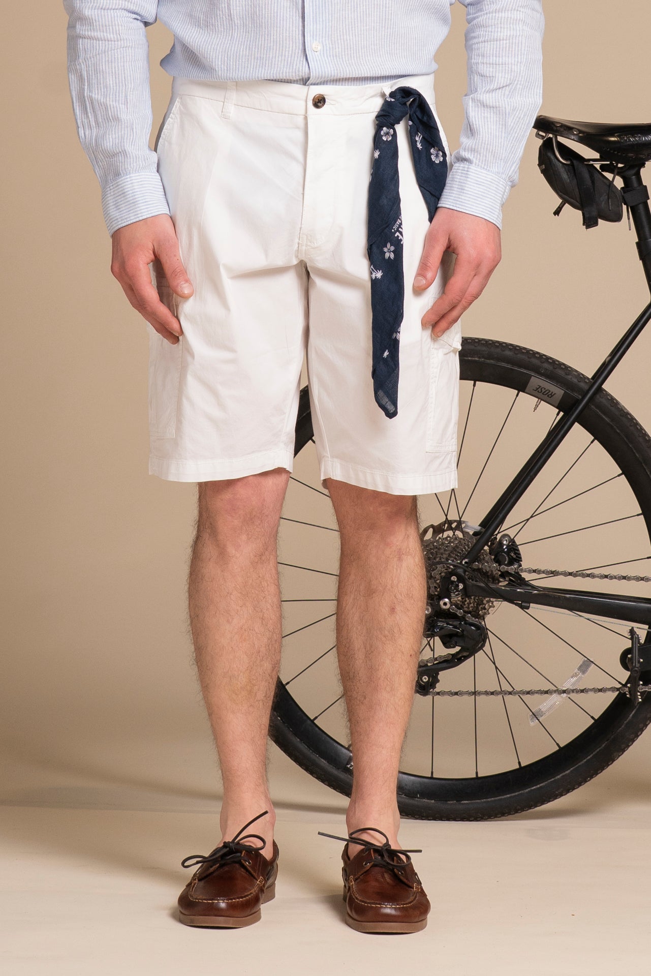 SPIKE POPLIN CARGO SHORTS