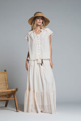 GIORGIA SKIRT LONG IN COTTON