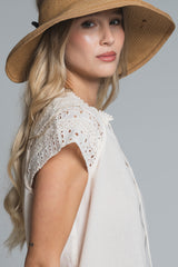 SOPHIA LINEN BLOUSE