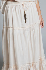 GIORGIA SKIRT LONG IN COTTON
