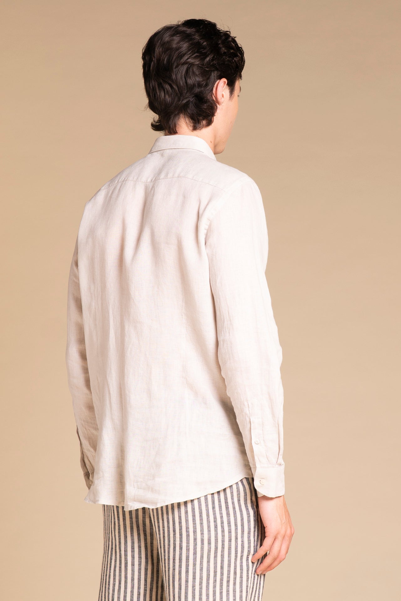 RILEY FRENCH COLLAR IN LINEN