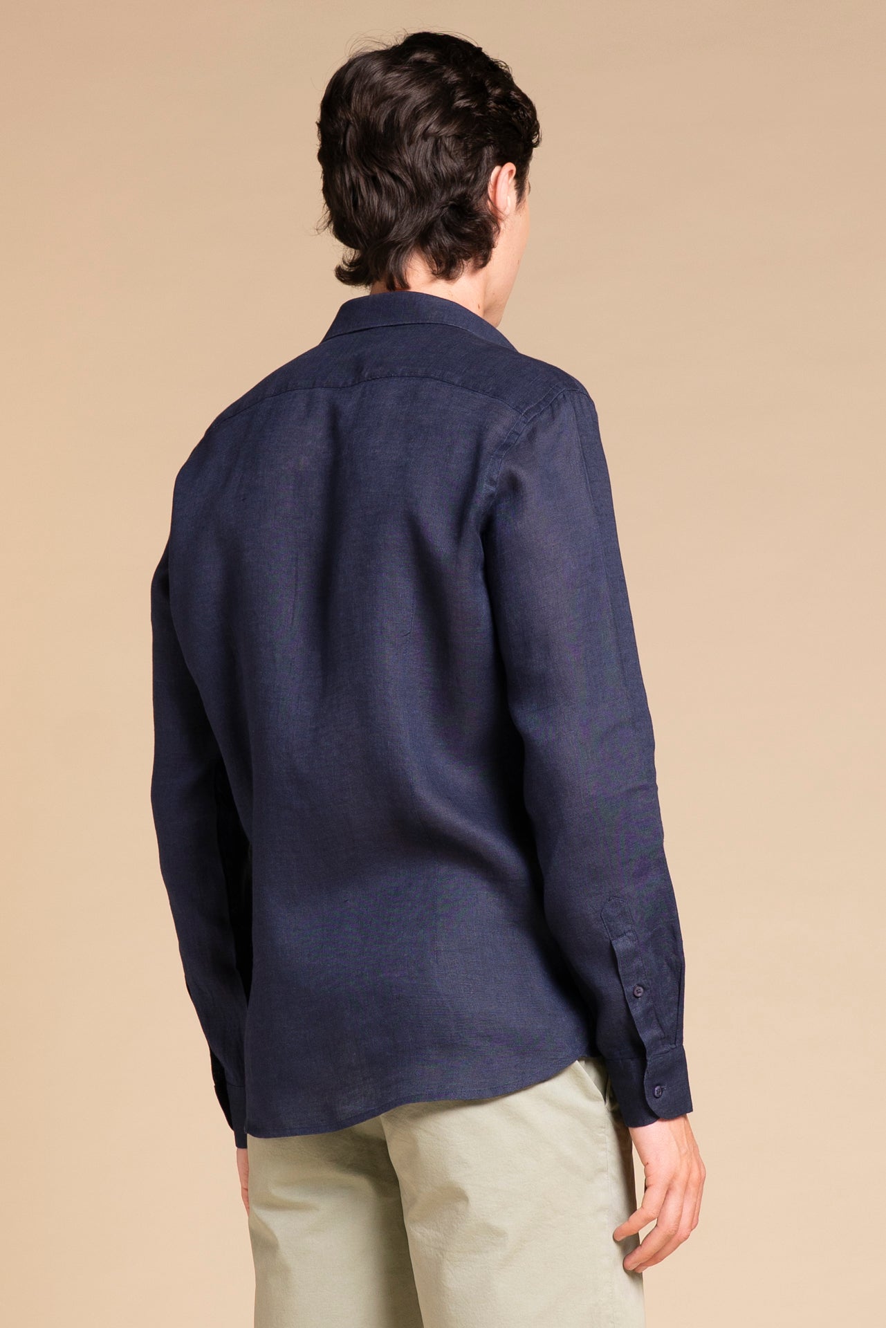 RILEY FRENCH COLLAR IN LINEN