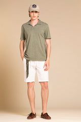 JAMIE POLO SKIPPER IN JERSEY SLUB