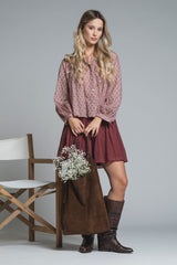BESTY SHIRT IN MUSSOLA ALL OVER PRINT