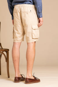 COOPER CARGO SHORT MIXED LINEN