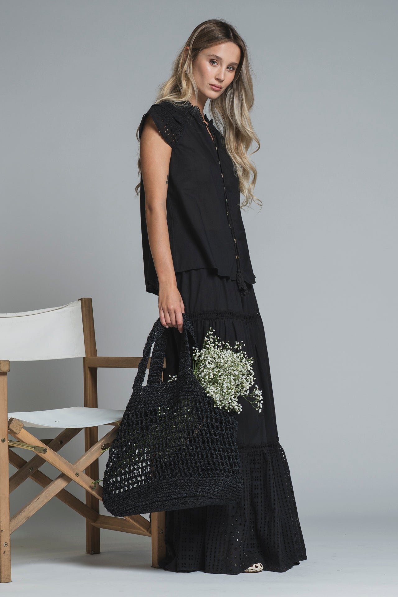 GIORGIA SKIRT LONG IN COTTON