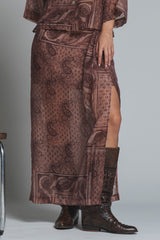 GLEENS SKIRT LONG IN MUSSOLA