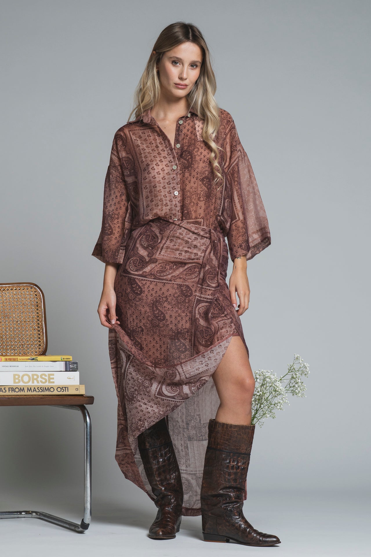 GLEENS SKIRT LONG IN MUSSOLA