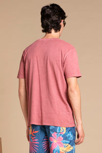 MORRIS T.SHIRT IN JERSEY SLUB CON TASCHINO