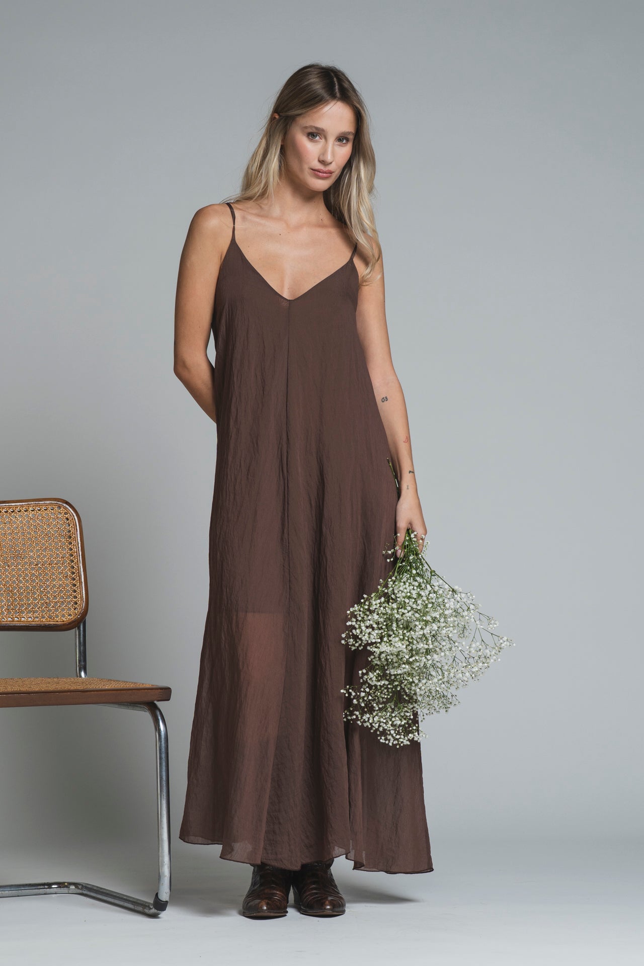ALBA DRESS BRACES IN MIXED LYONCELL