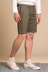 NILS MLN CHINO SHORT MIXED LINEN