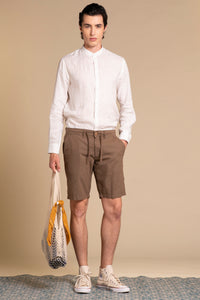 NILS MLN CHINO SHORT MIXED LINEN