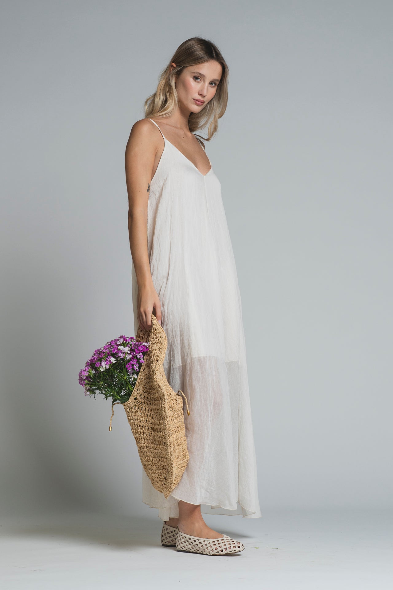 ALBA DRESS BRACES IN MIXED LYONCELL