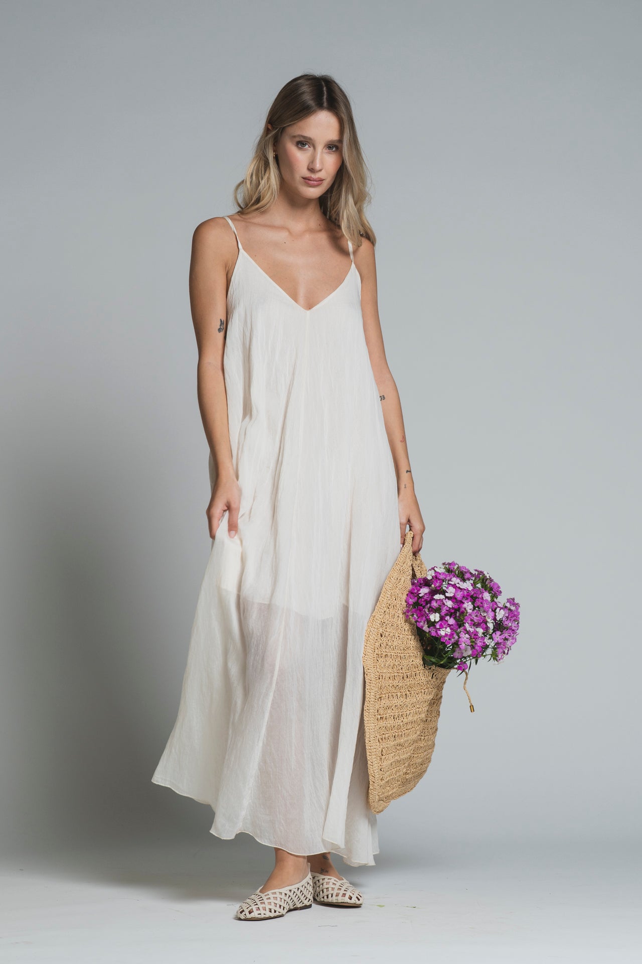 ALBA DRESS BRACES IN MIXED LYONCELL