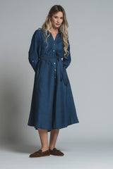 COLE DRESS SHIRT IN CHAMBRAY