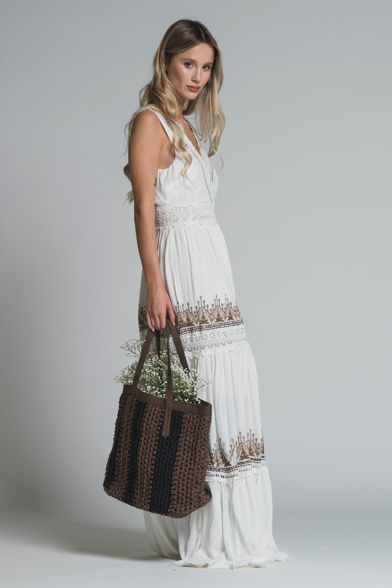 ALBA DRESS BRACES IN MIXED LYONCELL