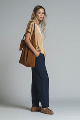 BENNY BLUSA IN SATIN VISCOSE