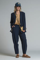 TANIT CHINO LONG IN MIXED VISCOSA