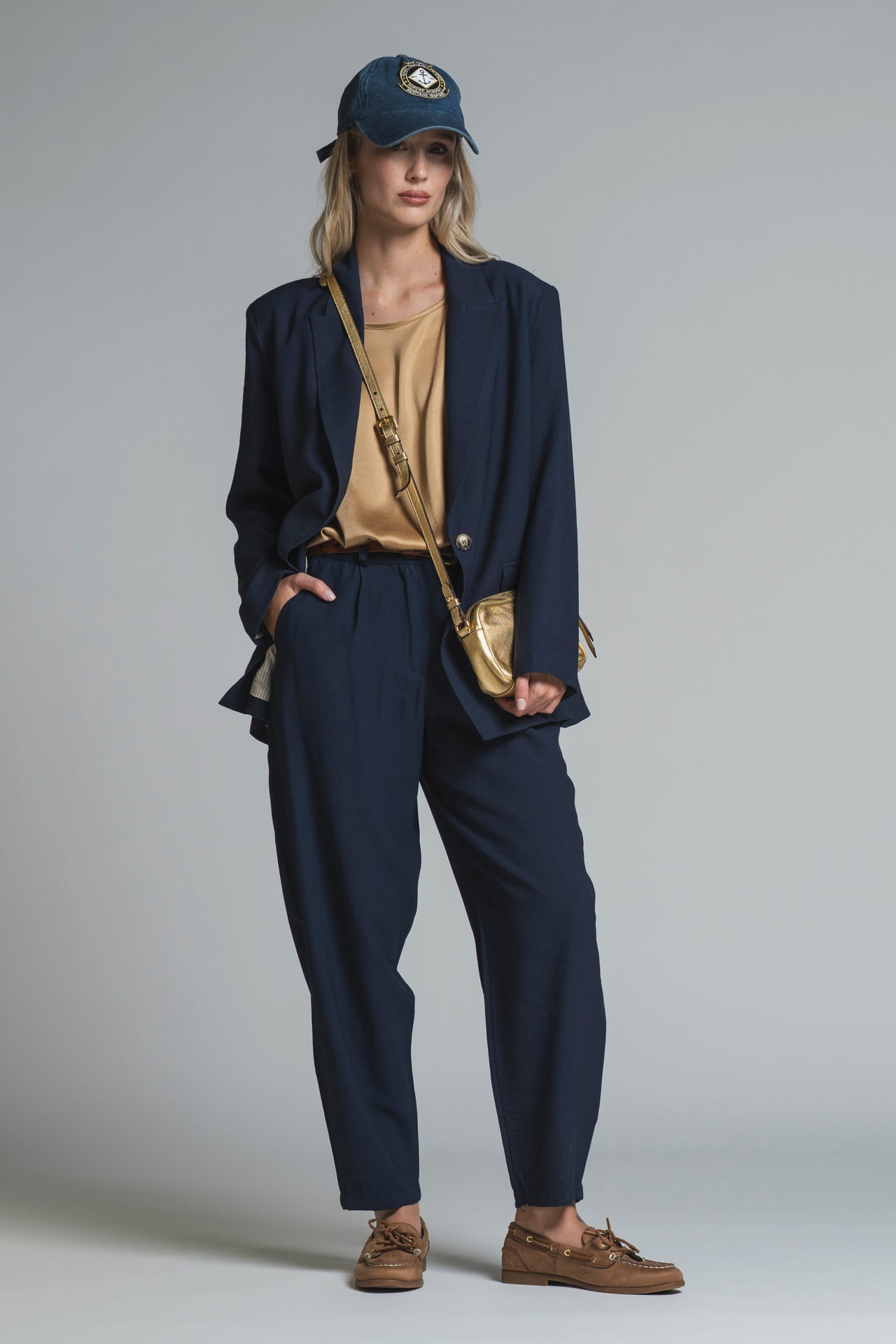 KIRA BLAZER IN MIXED VISCOSE
