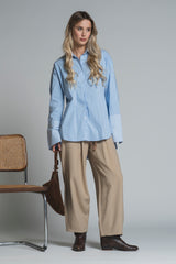 CAMIE SHIRT LONG IN POPELINE