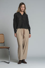 CLARA SHIRT IN MIXED LYOCELL