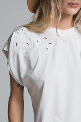 THEA T.SHIRT IN JERSEY EMBROIDERY