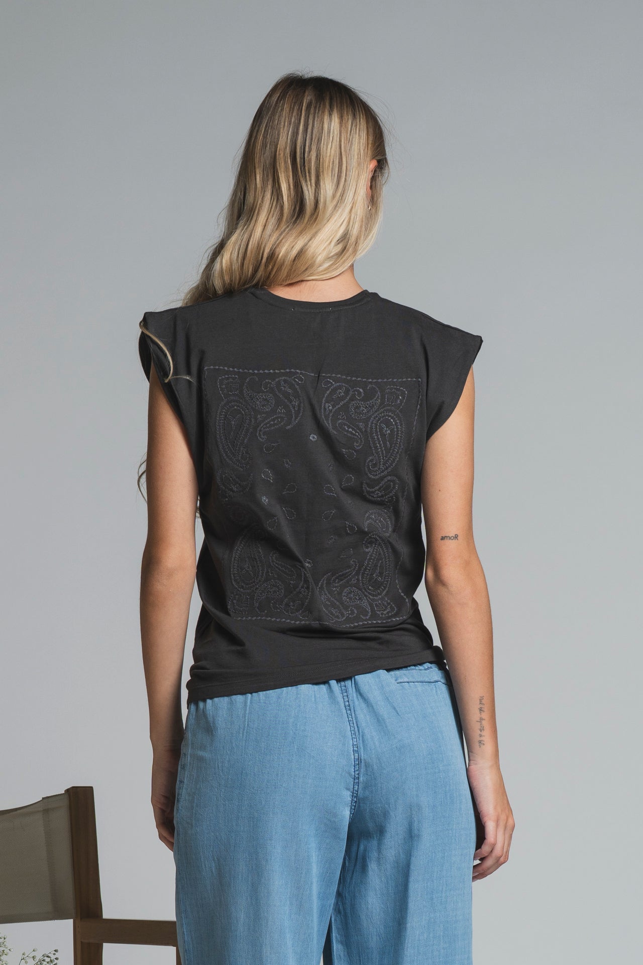 TRUE T.SHIRT EMBROIDERY IN JERSEY