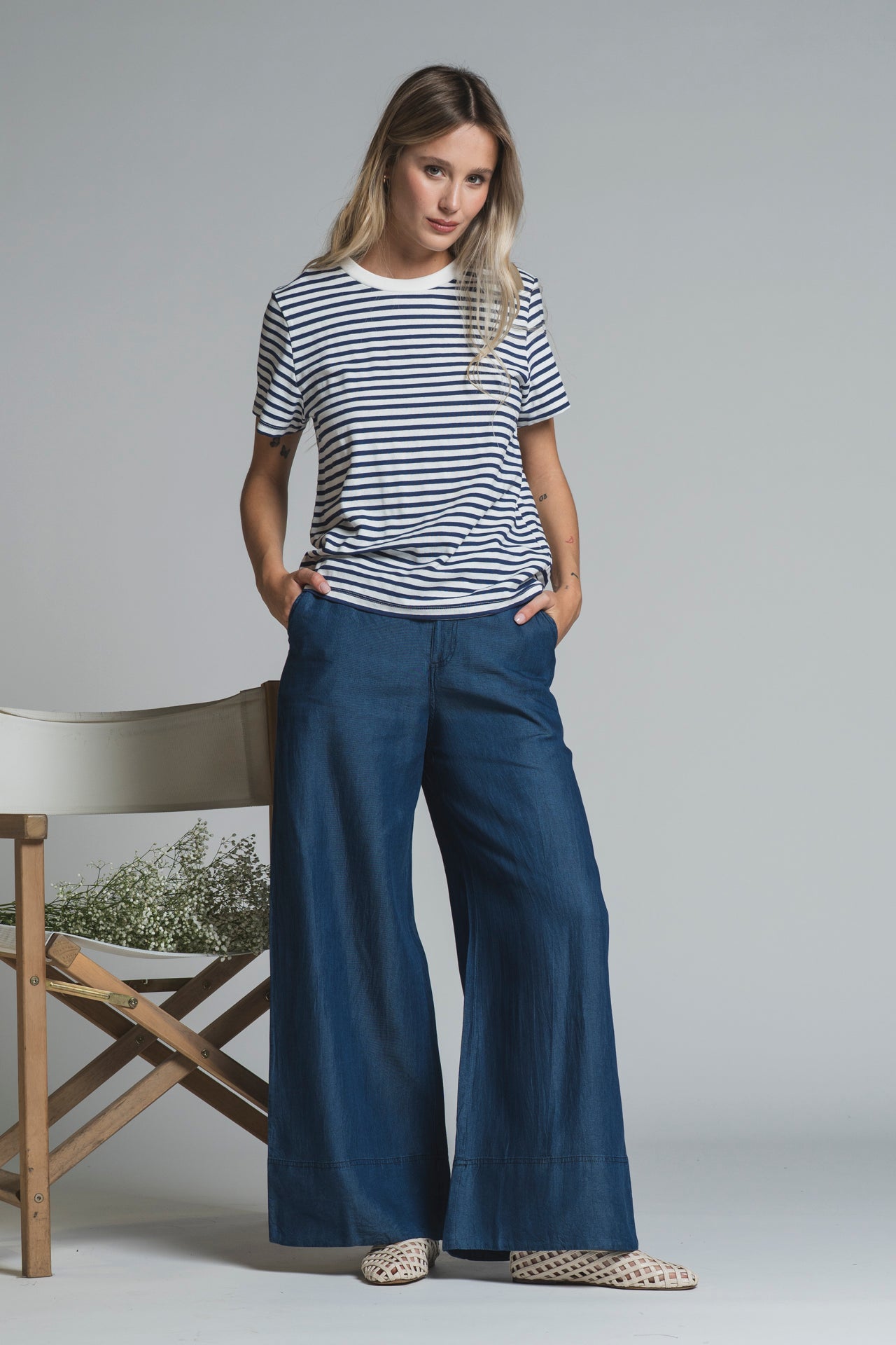 TILLIE TSHIRT REGULAR FIT IN MIXED  VISCOSE