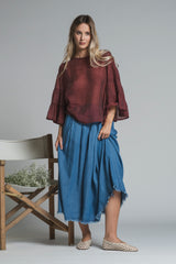 BABY BLOUSE IN MIXED LYOCELL