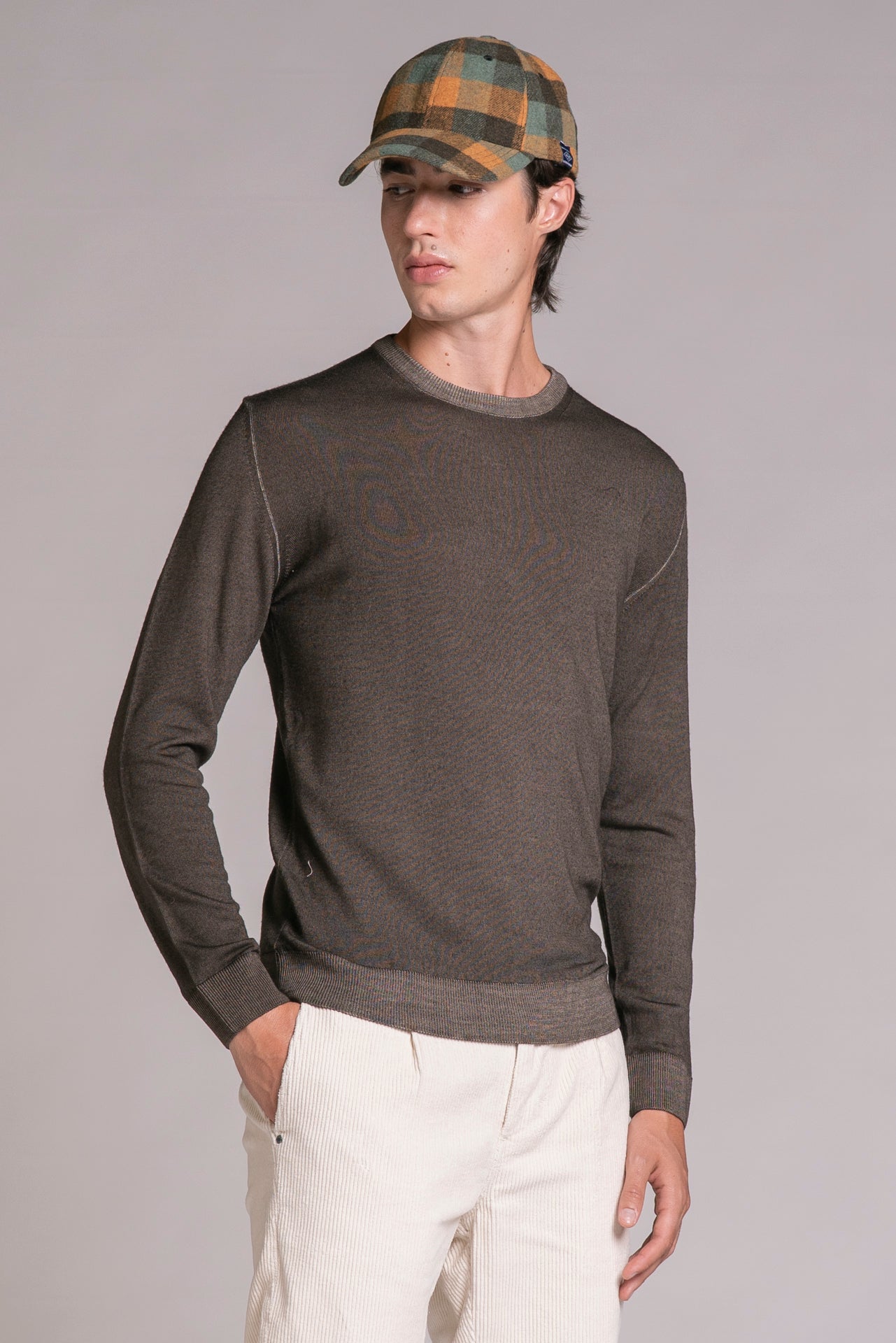 TRENT ROUND NECK IN MERINOS