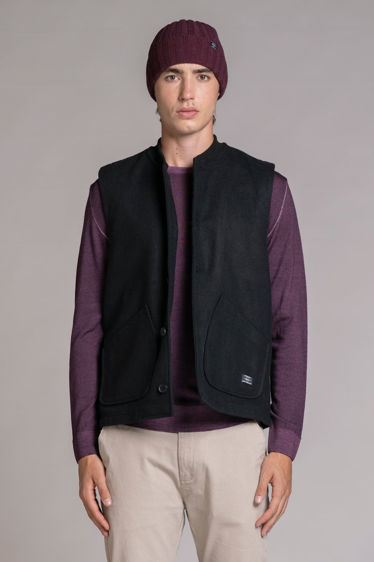 MARSH GILET MIXED WOOL