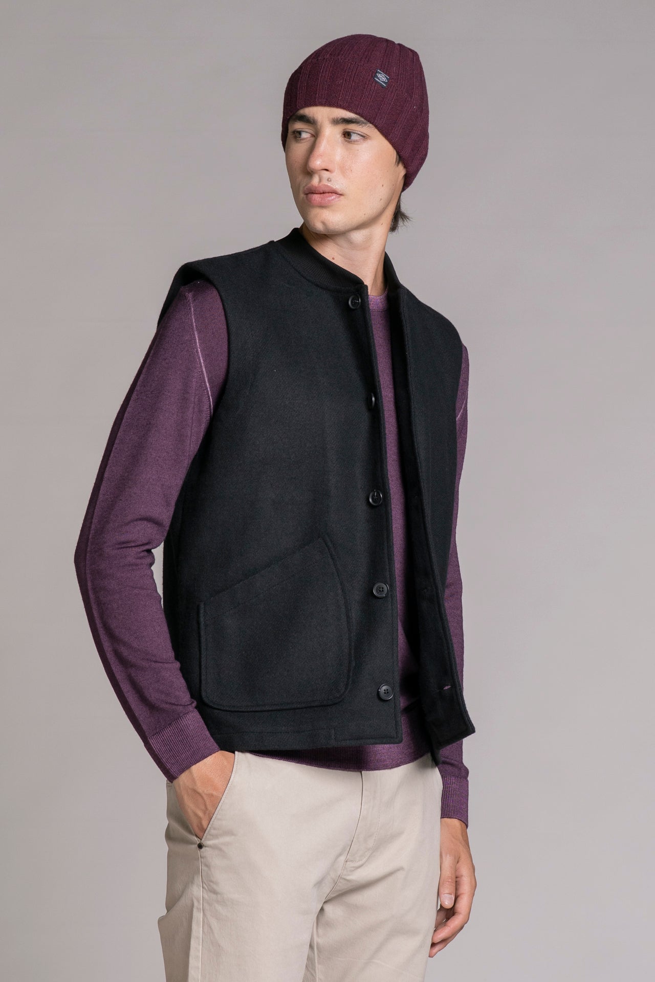 MARSH GILET MIXED WOOL