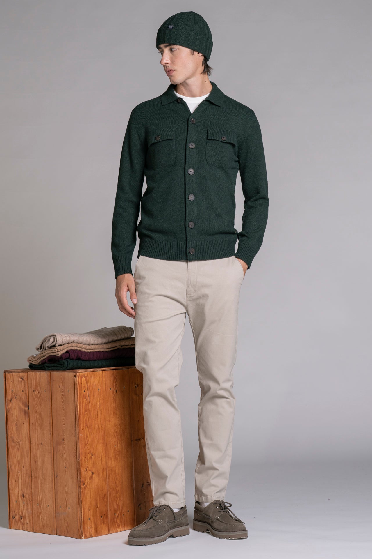 ZACK OVERSHIRT MIXED WOOL