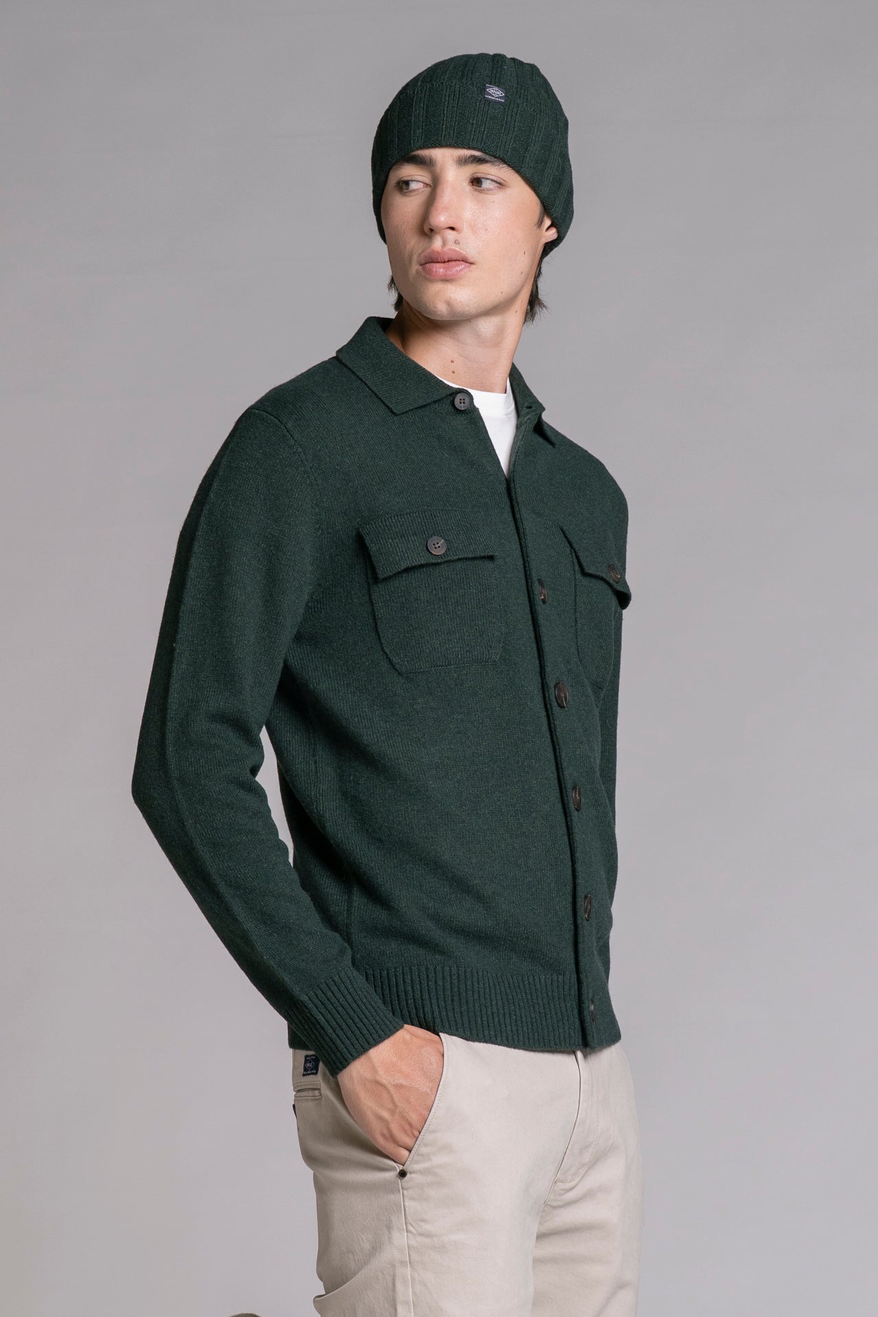 ZACK OVERSHIRT MIXED WOOL