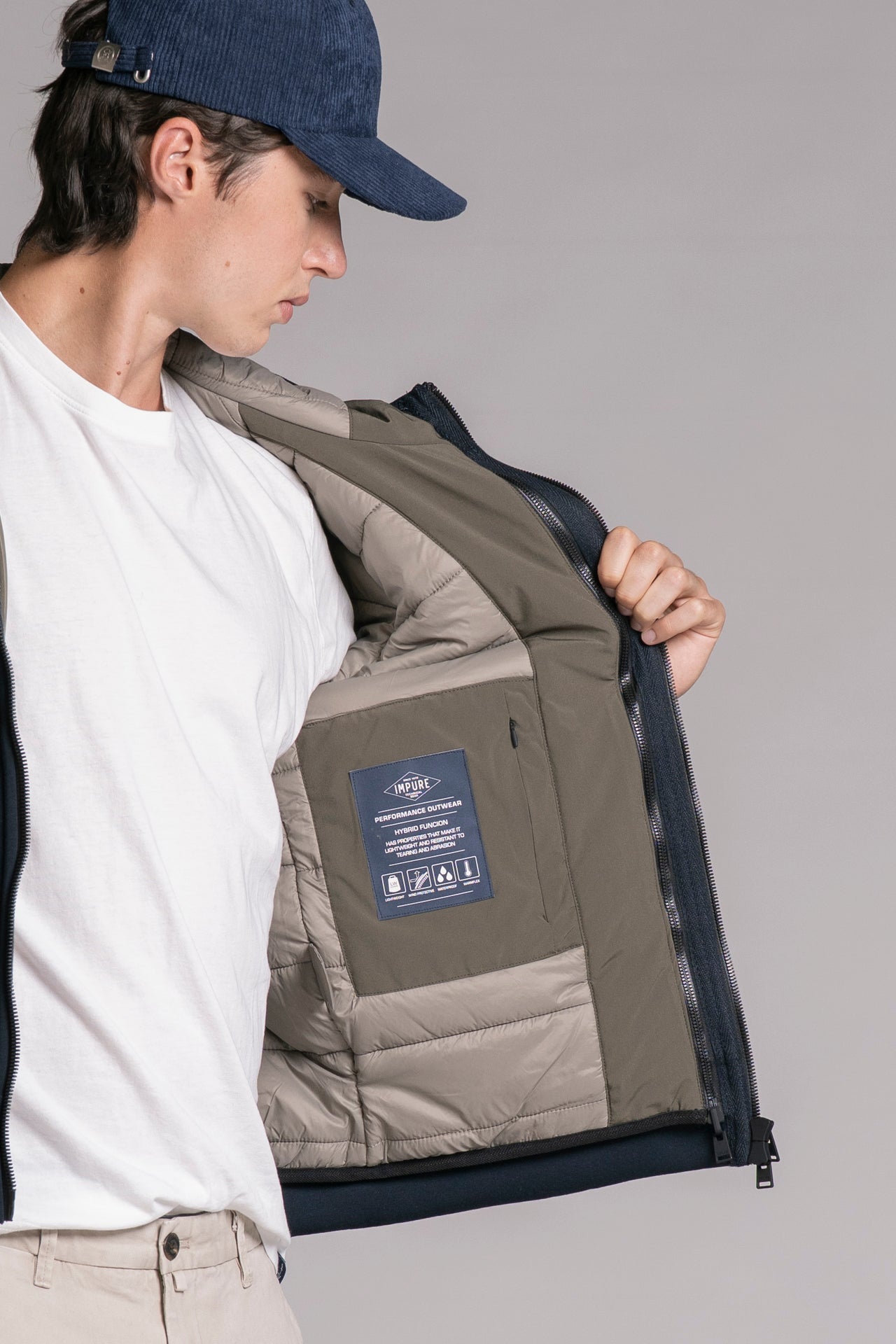 YORK JACKET HOODIE IN SCUBA 3 IN 1