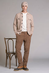 ZACK OVERSHIRT MIXED WOOL