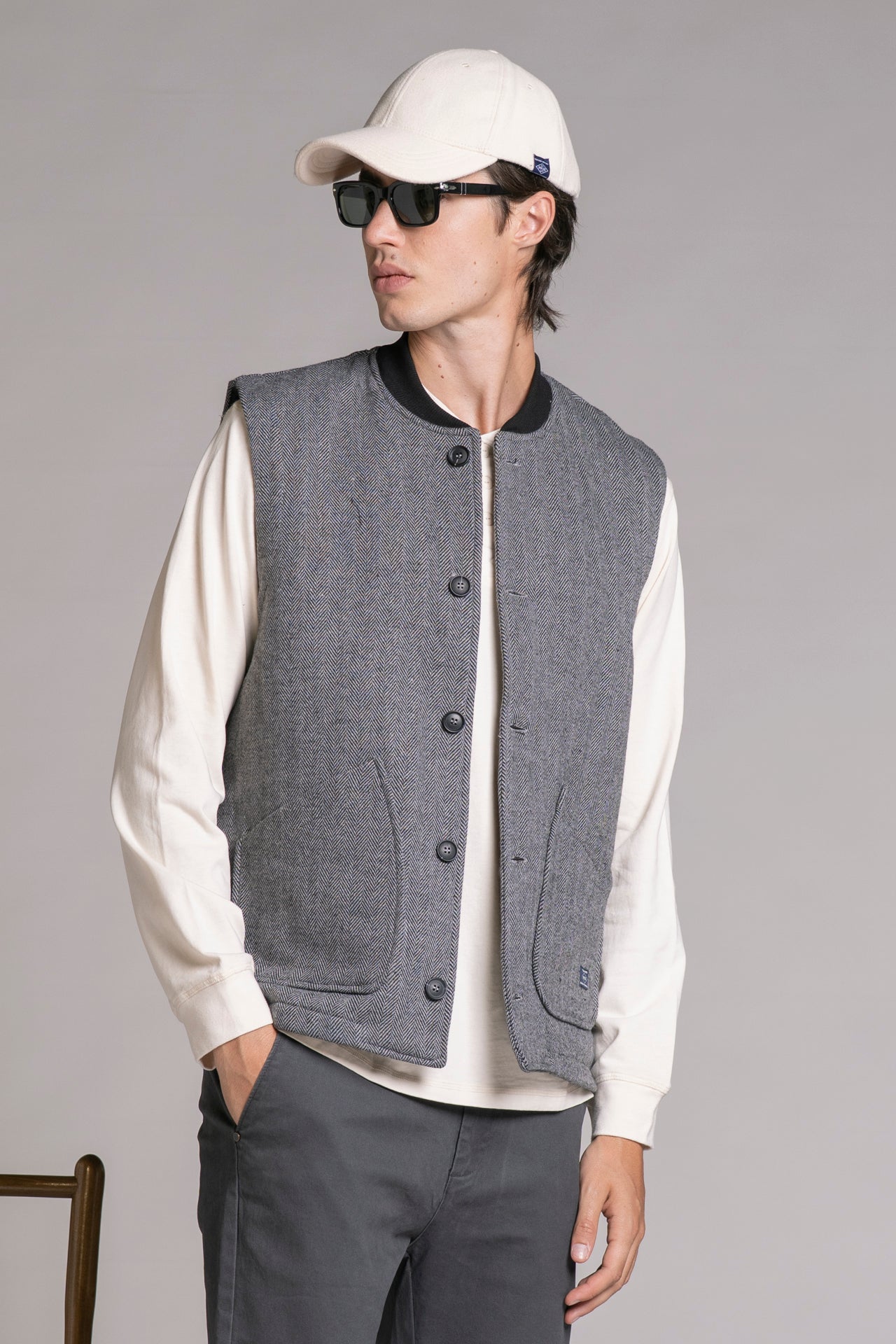 MARSH GILET MIXED WOOL