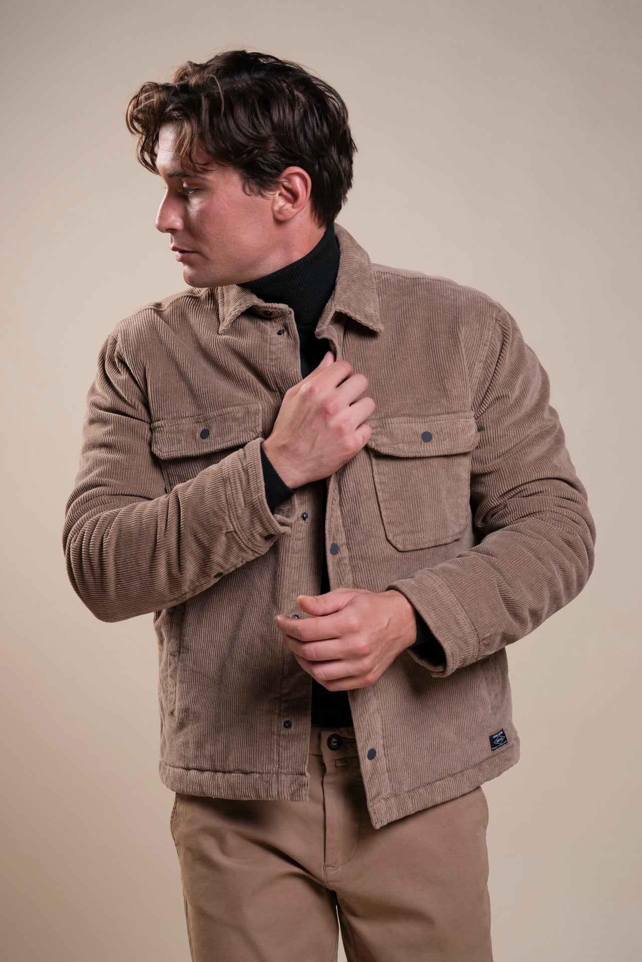 EDWARD OVER-SHIRT JACKET VELVET