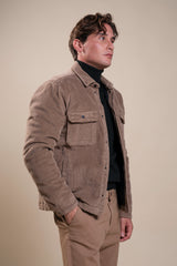 EDWARD OVER-SHIRT JACKET VELVET