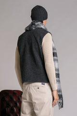 TERRY GILET IN BOILED WOOL