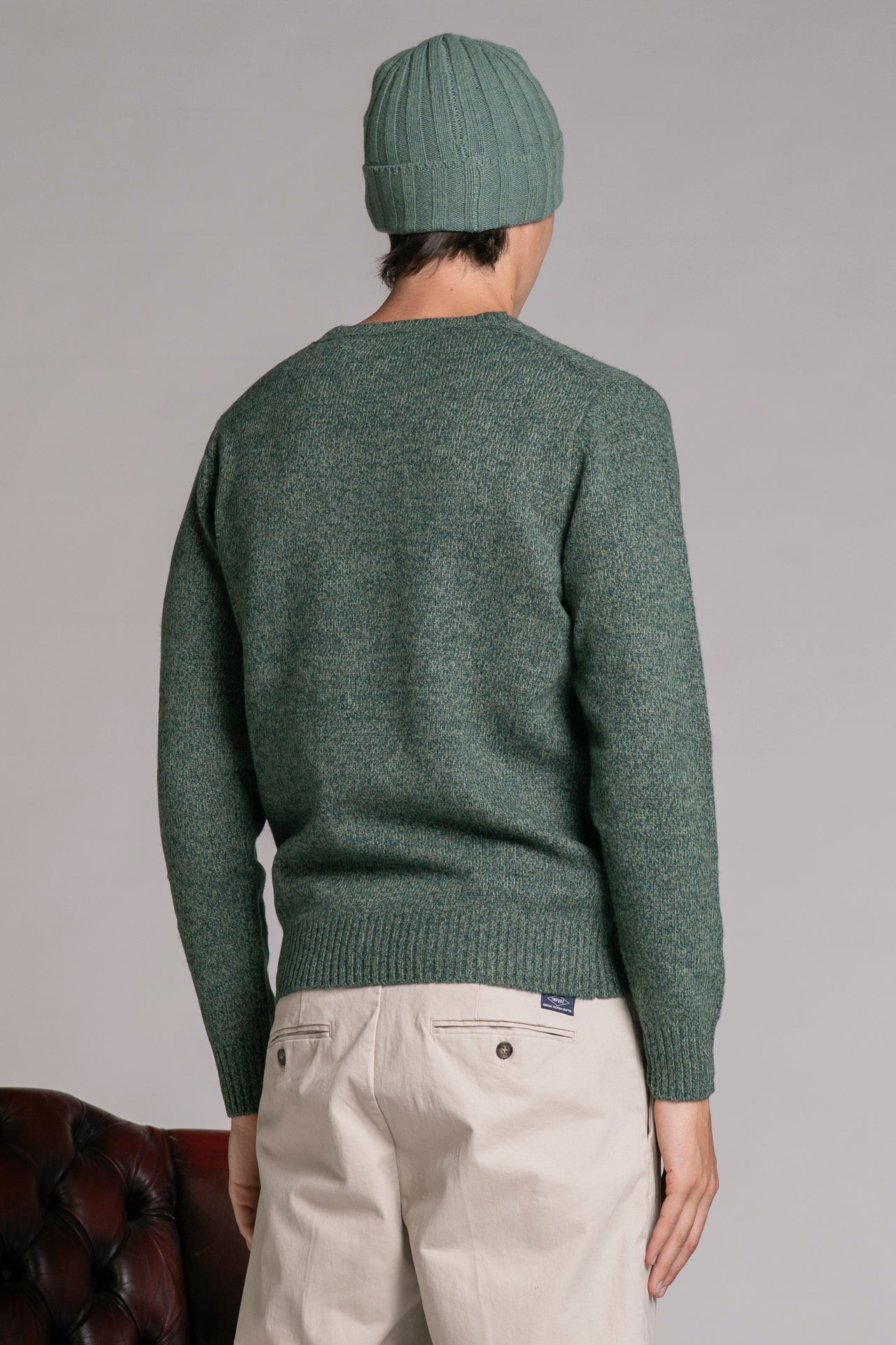 DUKE ROUND NECK IN MOULINE'