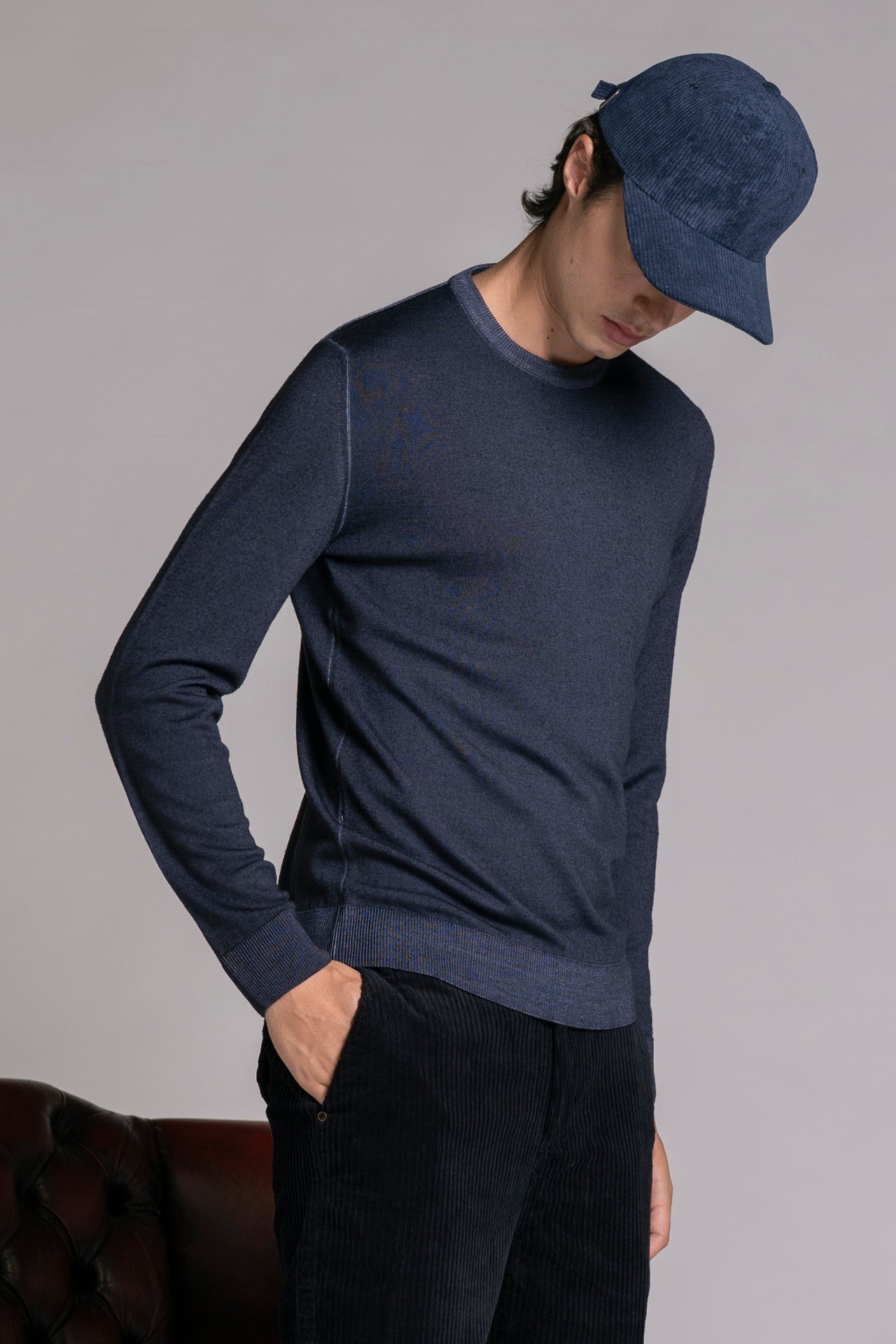 TRENT ROUND NECK IN MERINOS