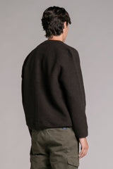 DOVER CARDIGAN IN BOILED WOOL