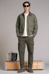 ORION SHORT JACKET IN CANVAS